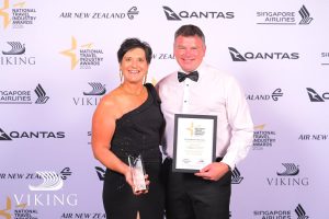 House of Travel Motueka owners Linda and Jason Korupa. c-Viking