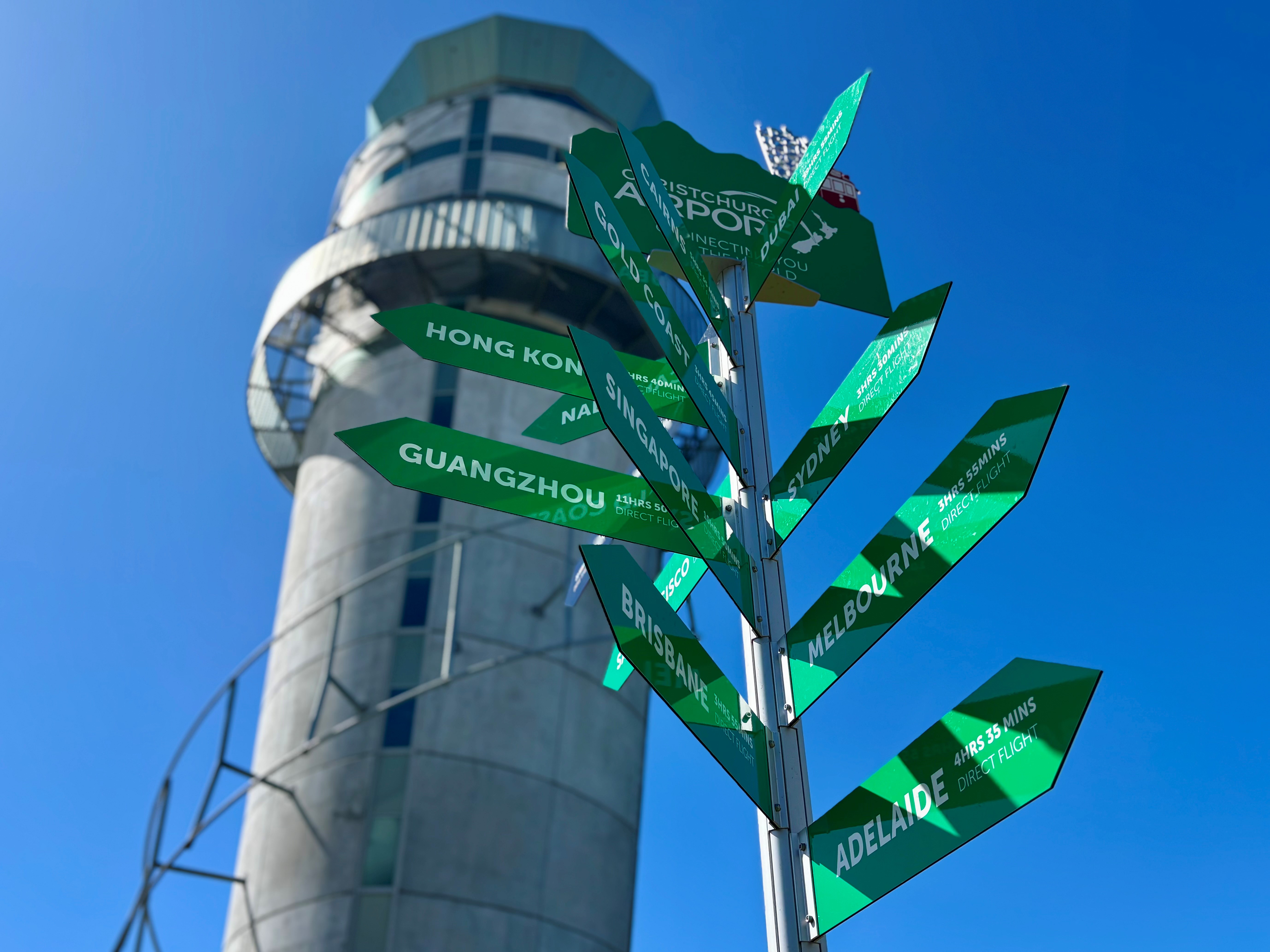 BK CHC International destinations sign Aug 2026 Photo Credit Christchurch Airport
