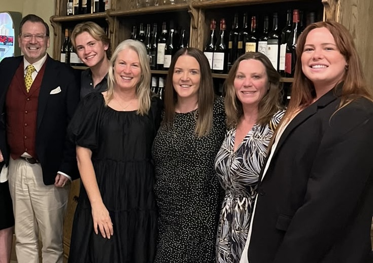 David Lowe from Ardour Milton Park Bowral, Travel Today's Ryder Dominey, with Jo McGrath from HoT, DNSW's Melissa Brooks, and Shannon Aston from Mix and Match, with FC's Bella Barmes