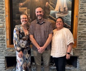 FCTG’s Kelly De Graaf with Cruise Boutique’s Simon Matthews and Tania Paull.