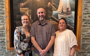 FCTG’s Kelly De Graaf with Cruise Boutique’s Simon Matthews and Tania Paull.