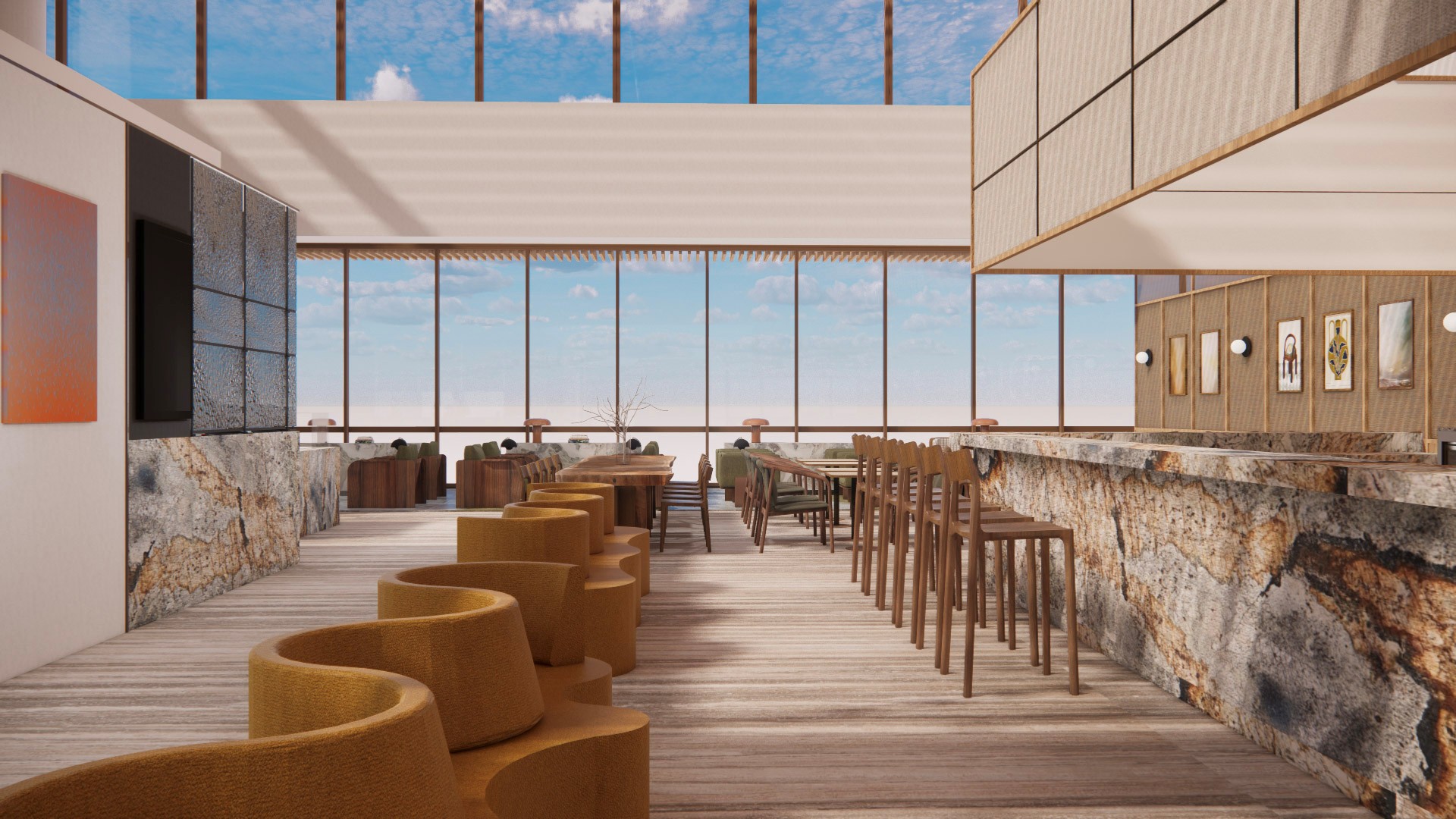 Lounge at Western Sydney Airport
