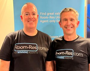 Room-res chief commercial officer Peter Jones with co-ceo James Mooring