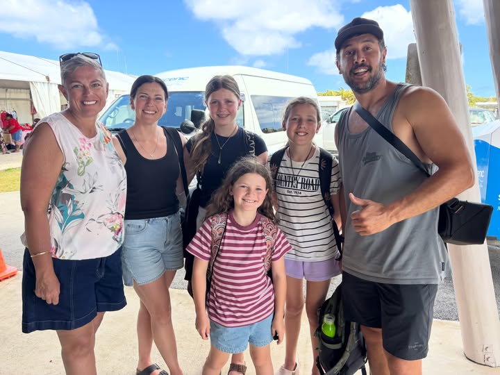 Sarah Porter with How to Dad family