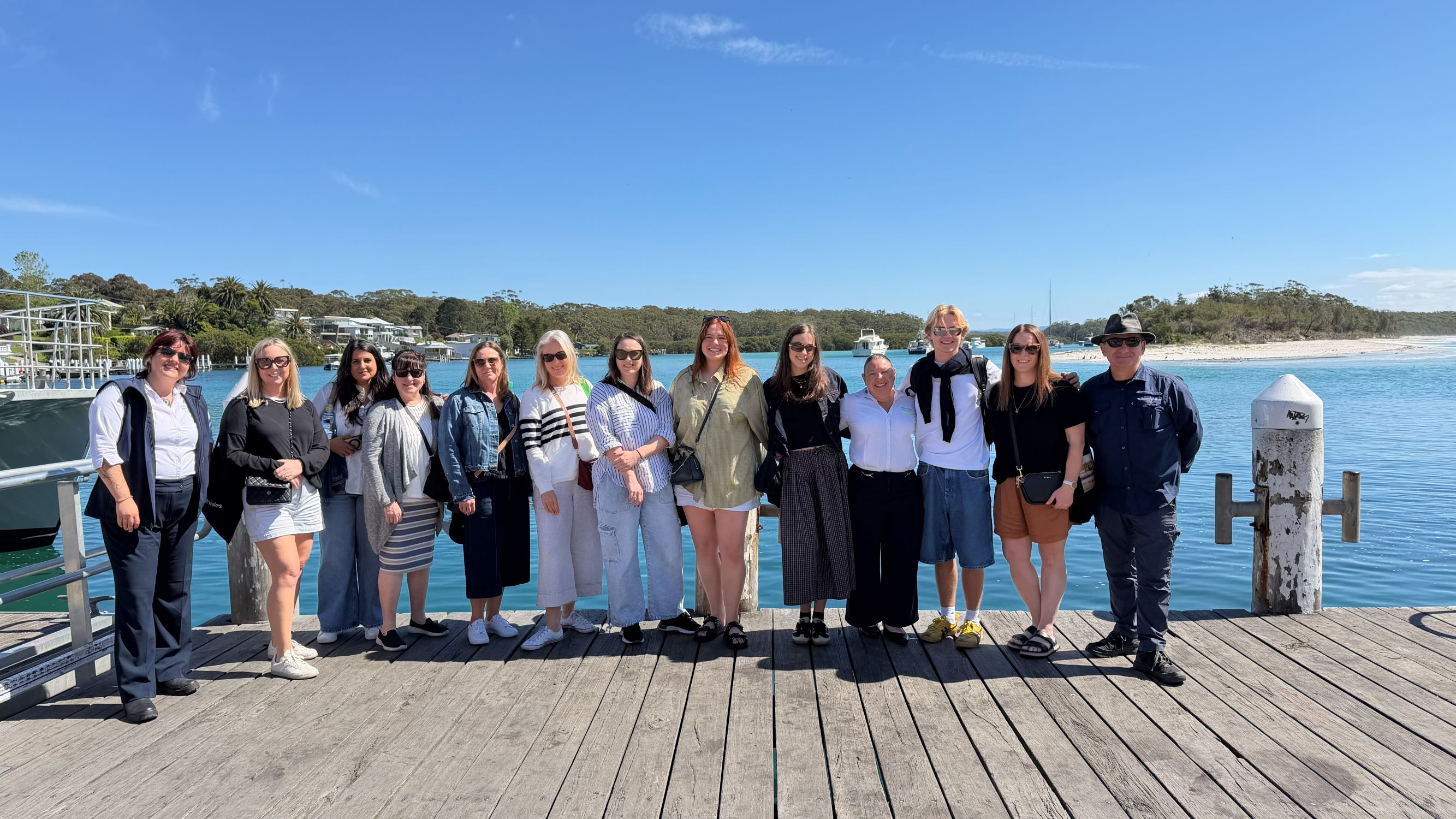 The famil group outside of Jervis Bay Wild