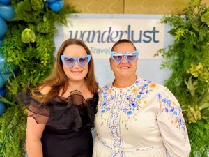 Wanderlust founder Cath McLeod is pictured with TTC’s Marija Tolj.
