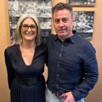 Weka’s gm Sandy Trapski with Josh Loughnan.