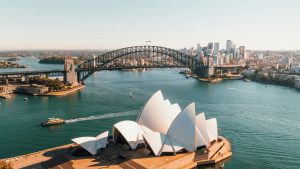 Sydney Harbour photo credit Caleb via Unsplash