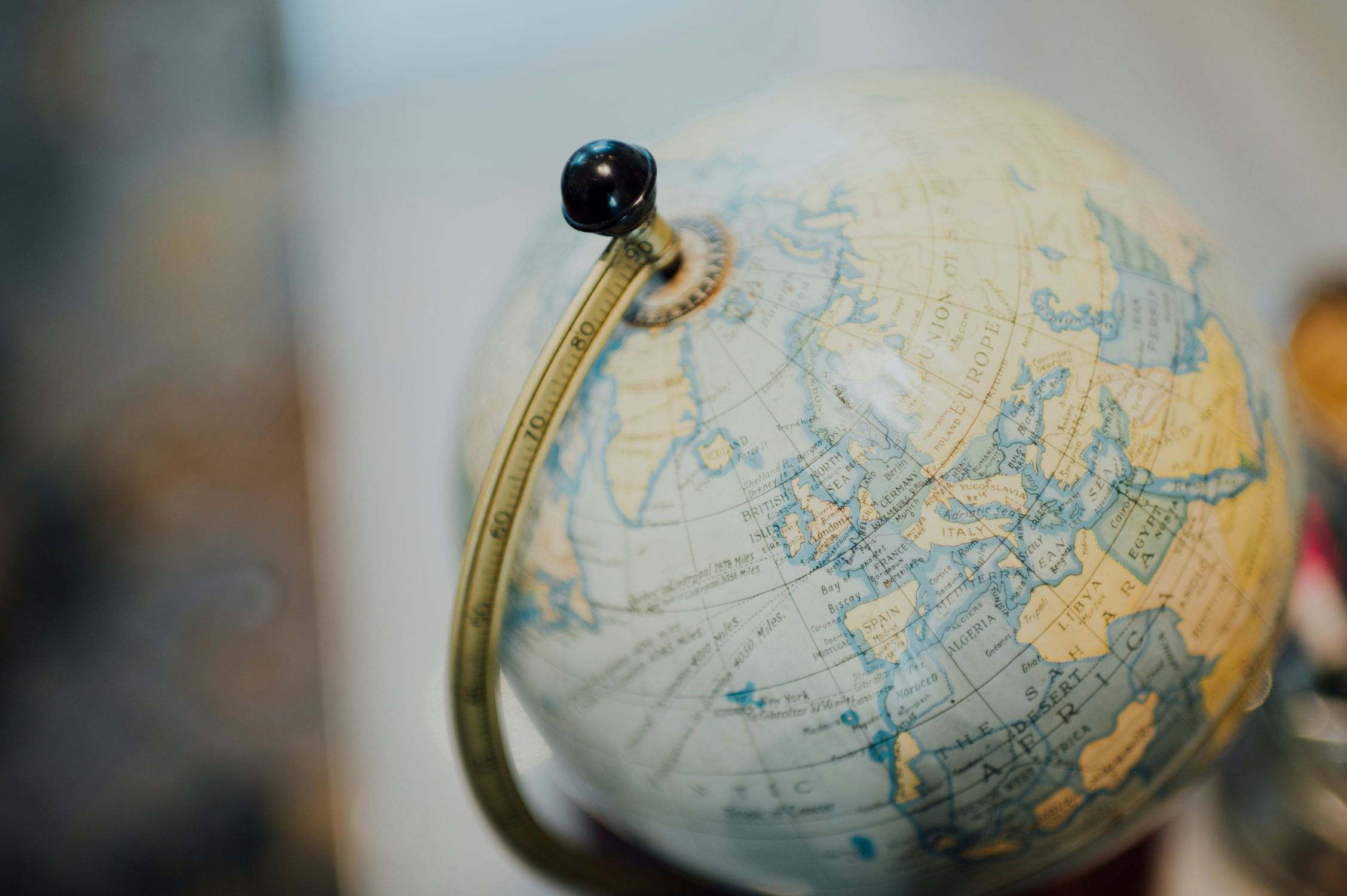 Globe photo credit Chuttersnap via unsplash