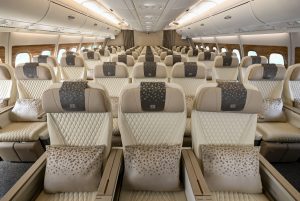 EK A380 Premium Y Moves Upstairs