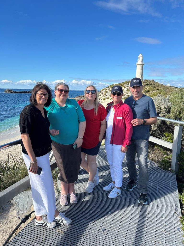 Travelwise Holidays’ Andrea Walter, Janine Mallon from Zest4Travel, Flight Centre’s Gemma Brown, Katie Wright from Tourism WA, and Go OZ’s Georg Vollmer.